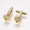 304 Stainless Steel Cuffinks X-STAS-G187-23G-10mm-1