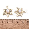 Alloy with ABS Imitation Pearl & Crystal Rhinestone & Acrylic Pendants PALLOY-Q466-04G-01-3