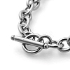 304 Stainless Steel Cable Chain Bracelets BJEW-G618-04P-B-3