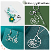20Pcs 201 Stainless Steel Pendants STAS-DC0007-14-7