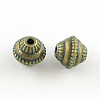 Bicone Zinc Alloy Beads PALLOY-R065-193-LF-1