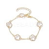 Glass Flower Links Bracelets & Necklaces Kits SJEW-JS01293-4