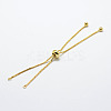Rack Plating Brass Chain Bracelet Making X1-KK-A142-018G-1