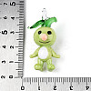 Handmade Lampwork Cartoon Radish Pendants LAMP-T025-10B-3
