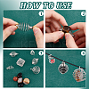 60Pcs 3 Style Alloy Pendant FIND-PH0004-36-4