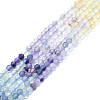 Natural Fluorite Beads Strands G-P457-A02-19-1