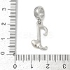 Brass European Dangle Charms LS-KK-Z097-01J-GP-3