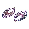 201 Stainless Steel Filigree Pendants SA-CBAF42D-01-2