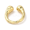 Rack Plating Brass Open Cuff Rings for Women RJEW-S407-06G-3