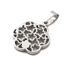 304 Stainless Steel Pendants STAS-F313-14P-2