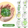 320Pcs 8 Styles Transparent Acrylic Pendants OACR-SC0002-49-2