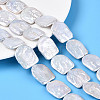 Baroque Natural Nucleated Pearl Keshi Pearl Beads Strands PEAR-S022-08-1