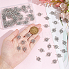100Pcs Tibetan Style Alloy Connector Charms FIND-SC0006-16-3