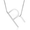 201 Stainless Steel Initial Pendants Necklaces NJEW-S069-JN003D-R-1