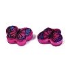Printed Natural Freshwater Shell Beads SHEL-Q029-11C-2