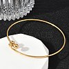 304 Stainless Steel Bangles for Women BJEW-C088-03G-2