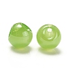 Opaque Acrylic Beads OACR-G012-03G-2