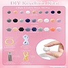 140pcs DIY Keychain Kits DIY-CJ0002-46-8