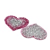 Heart Hotfix Rhinestone Iron on Patches DIY-WH0308-193C-2