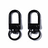 Spray Painted Eco-Friendly Alloy Swivel Snap Hooks Clasps PALLOY-T080-02A-NR-2