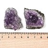 Nuggets Natural Amethyst Geode Crystal Cluster AJEW-A055-01-4