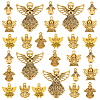 60PCS 6Style Angel Tibetan Style Alloy Pendants TIBEP-PH0001-65-1