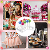 20-Hole Arc-Shaped Transparent Acrylic Lollipop Display Holder ODIS-WH0043-03A-6