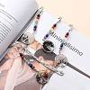 Tibetan Style Carved Alloy Bookmark AJEW-JK00161-7