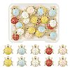 24Pcs Alloy Enamel Charms ENAM-FS0003-75-1