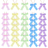50Pcs 5 Colors Polyester Bowknot Gift Box Packing Decorations HJEW-PH02112-1