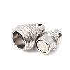 304 Stainless Steel Magnetic Clasps STAS-F350-04B-P-2
