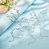 60Pcs Transparent Glass Cabochons with 10Pcs Brass Bracelet Making DIY-GO0002-32B-4