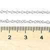 Tarnish Resistant 304 Stainless Steel Cable Chain Necklaces STAS-O037-120P-2