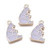 Rack Plating Alloy Enamel Pendants LS-ENAM-S122-76-1