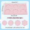 2Pcs 2 Colors Wax Particles Silicone Fixator DIY-NB0010-22B-2