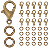 400Pcs Zinc Alloy Lobster Claw Clasps FIND-SP0001-33AB-1