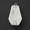Natural Quartz Crystal Pendants G-G870-09P-04-3