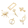 Cheriswelry 12Pcs 6 Style Alloy Pendants FIND-CW0001-15-12