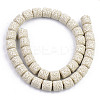 Synthetic Lava Rock Beads Strands G-S359-171M-2