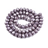 Electroplate Glass Beads Strands EGLA-A044-P8mm-A13-3