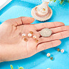 6Pcs 3 Colors Natural Cultured Freshwater Pearl Stud Earrings EJEW-TAC00027-6