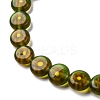 Handmade Millefiori Lampwork Beads Strands LAMP-G164-12E-3