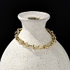 304 Stainless Steel Bowknot Link Chain Bracelets for Women BJEW-F488-13G-3