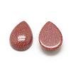 Synthetic Goldstone Cabochons G-R417-10x14-47-2