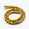 Natural Imperial Jasper Beads Strands X-G-I122-8mm-03-3