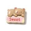 Opaque Resin Cartoon Bear Cabochons LS-RESI-G082-01A-1