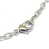 Natural Obsidian Necklaces NJEW-C049-01C-P-3