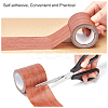 Non-woven Fabrics Imitation Wood Grain Adhesive Tape DIY-GF0005-15A-5