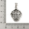 316 Surgical Stainless Steel Pendants STAS-E212-55AS-B-3