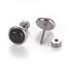 304 Stainless Steel Earlobe Plugs EJEW-F227-20P-A-3